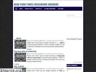 newyorktimescrosswordanswers.com