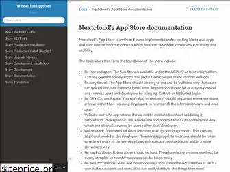 nextcloudappstore.readthedocs.io