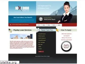 nextdoorpaydayloans.com