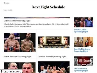 nextfightschedule.com