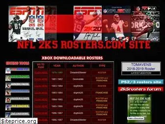 nfl2k5rosters.com