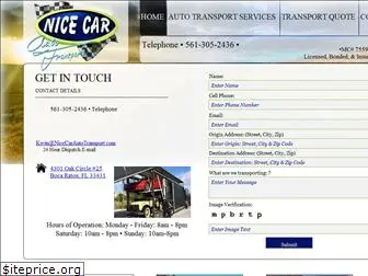 nicecarautotransport.com