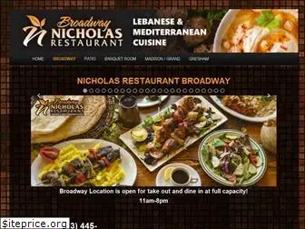 nicholasrestaurantbroadway.com