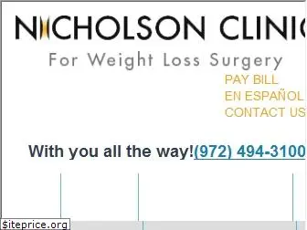 nicholsonclinic.com