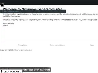 nickname-generator.com