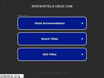 nickshotels-ubud.com