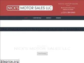 nicksmotorsales.com