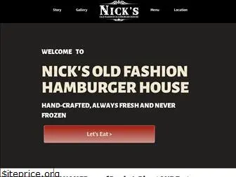 nicksoldfashionhamburgers.com