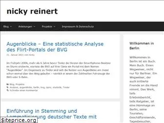 nickyreinert.de