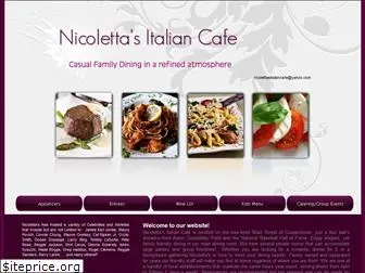 nicolettasitaliancafe.com