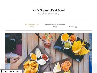 nicsorganicfastfood.com