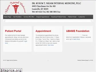 nigaminternalmedicine.com