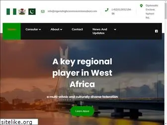 nigeriahighcommissionislamabad.com