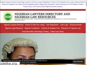 nigerianlawyersdirectory.com