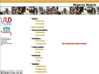 nigeriawatch.org