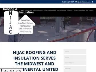 nijacroofingandinsulation.com