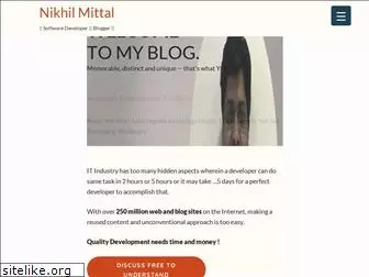 nikhilmittal.in