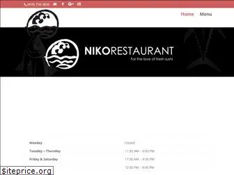 nikorestaurant.com