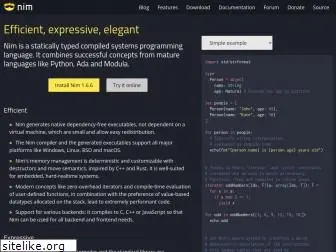 nim-lang.org