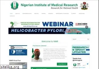 www.nimr.gov.ng