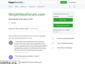 ninjavideoforum.com