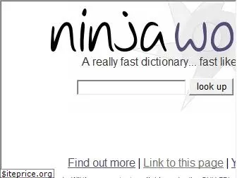 ninjawords.com