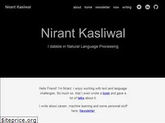 nirantk.com