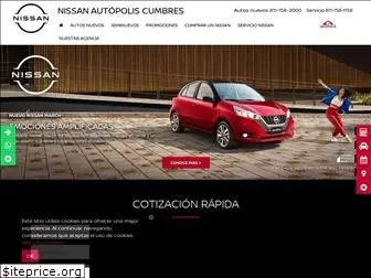 nissanautopoliscumbres.com.mx
