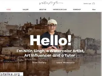 nitinsinghwatercolor.com