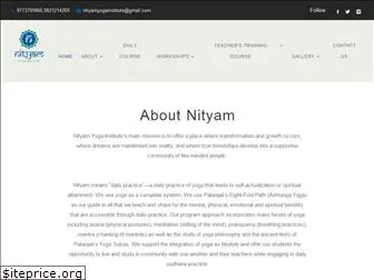 nityamyogainstitute.com
