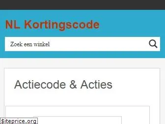 nlkortingscode.com