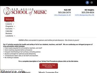 nmschoolofmusic.com