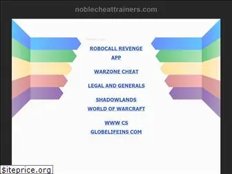 noblecheattrainers.com