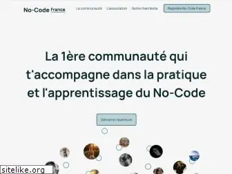 nocode-france.fr