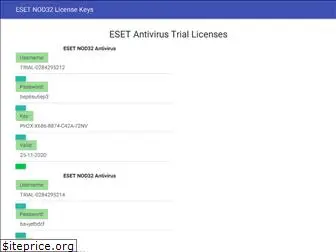 nod32-trial-keys.site