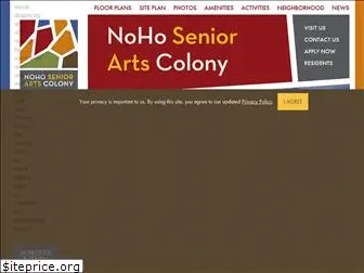 nohoseniorartscolony.com