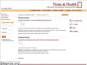 noiseandhealth.org