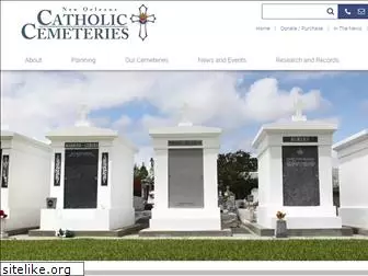 nolacatholiccemeteries.org