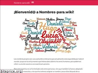 nombres-para.wiki