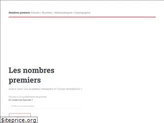 nombres-premiers.fr