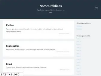 nomesbiblicos.com