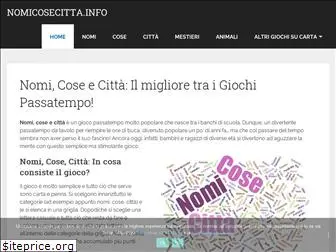 nomicosecitta.info