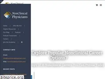 nonclinicalphysicians.com