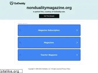 nondualitymagazine.org