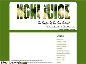 nonijuicehealthbenefit.info