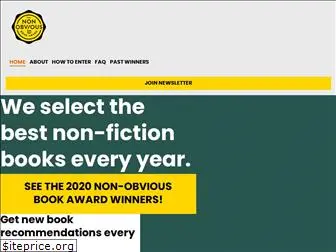 nonobviousbookawards.com