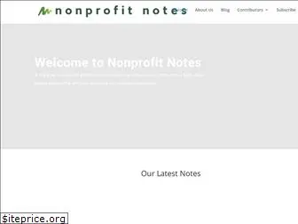 nonprofitnotes.com