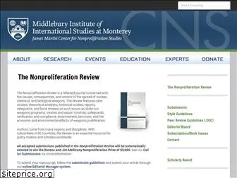 nonproliferationreview.org