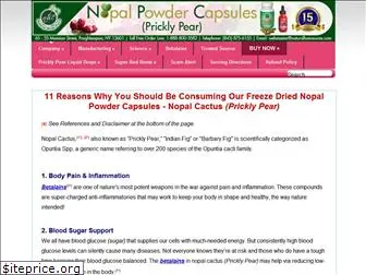 nopalpowdercapsules.net