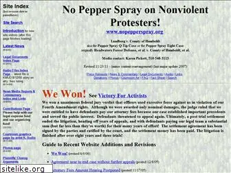 nopepperspray.org